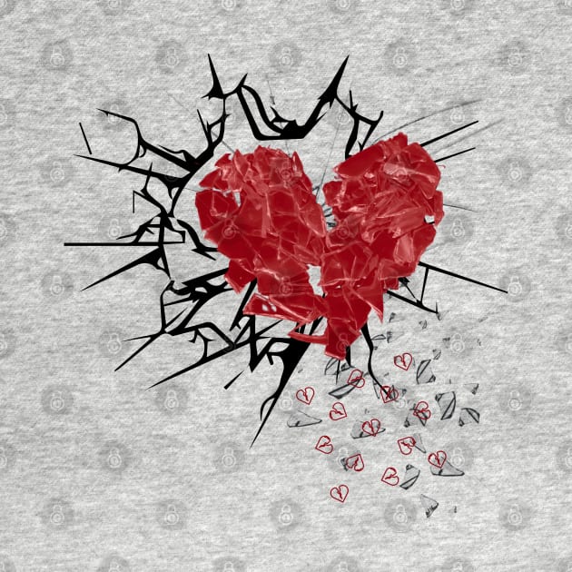 Shattered Heart by Mazzlo Shop